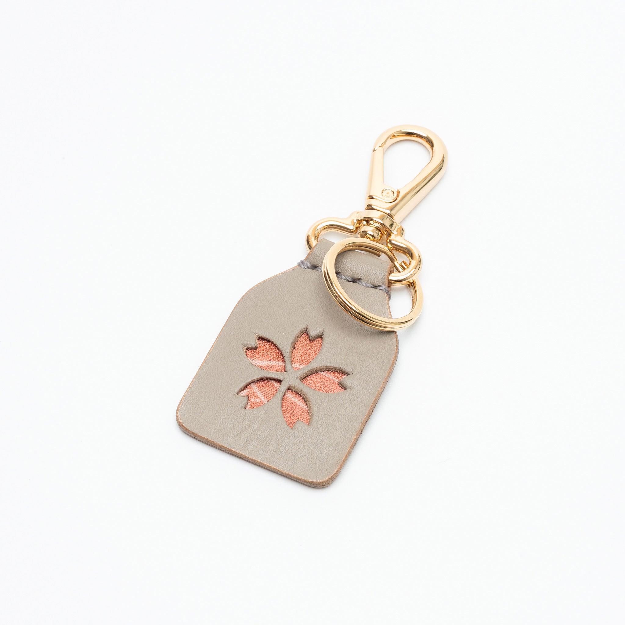 Kimono Sakura Keychain Greige 02 – Kizaku