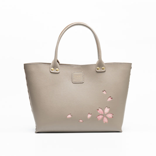 Kimono Sakura Mini Hand Bag Greige 01