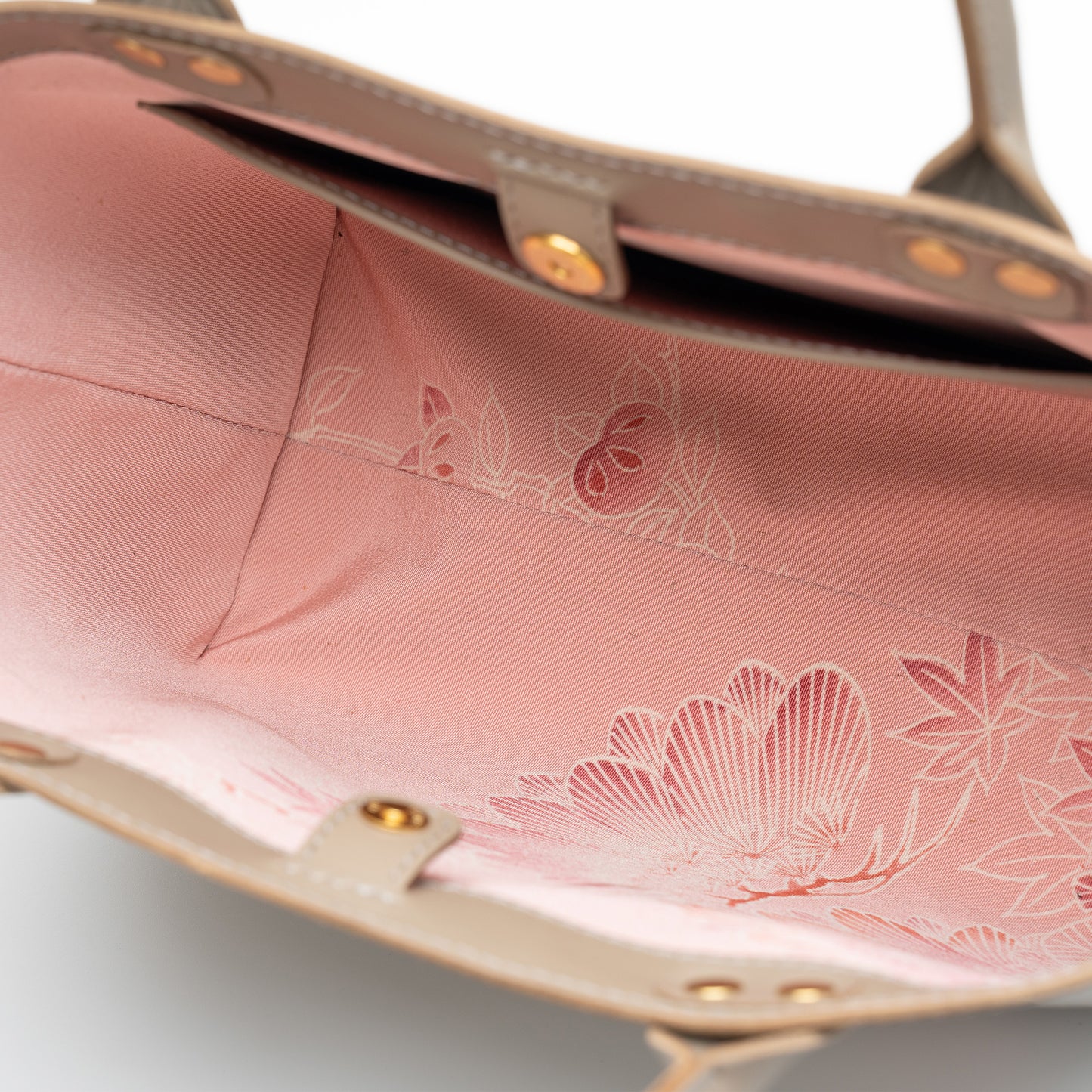 Kimono Sakura Mini Hand Bag Greige 01