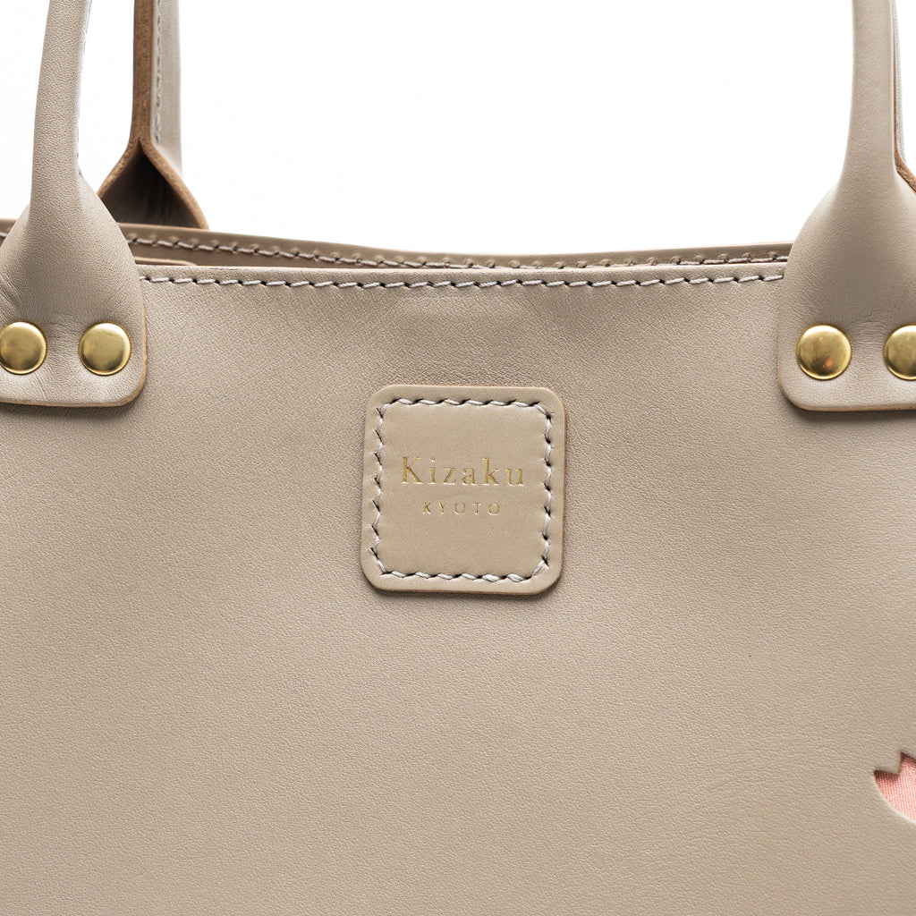 Kimono Sakura Mini Hand Bag Greige 03