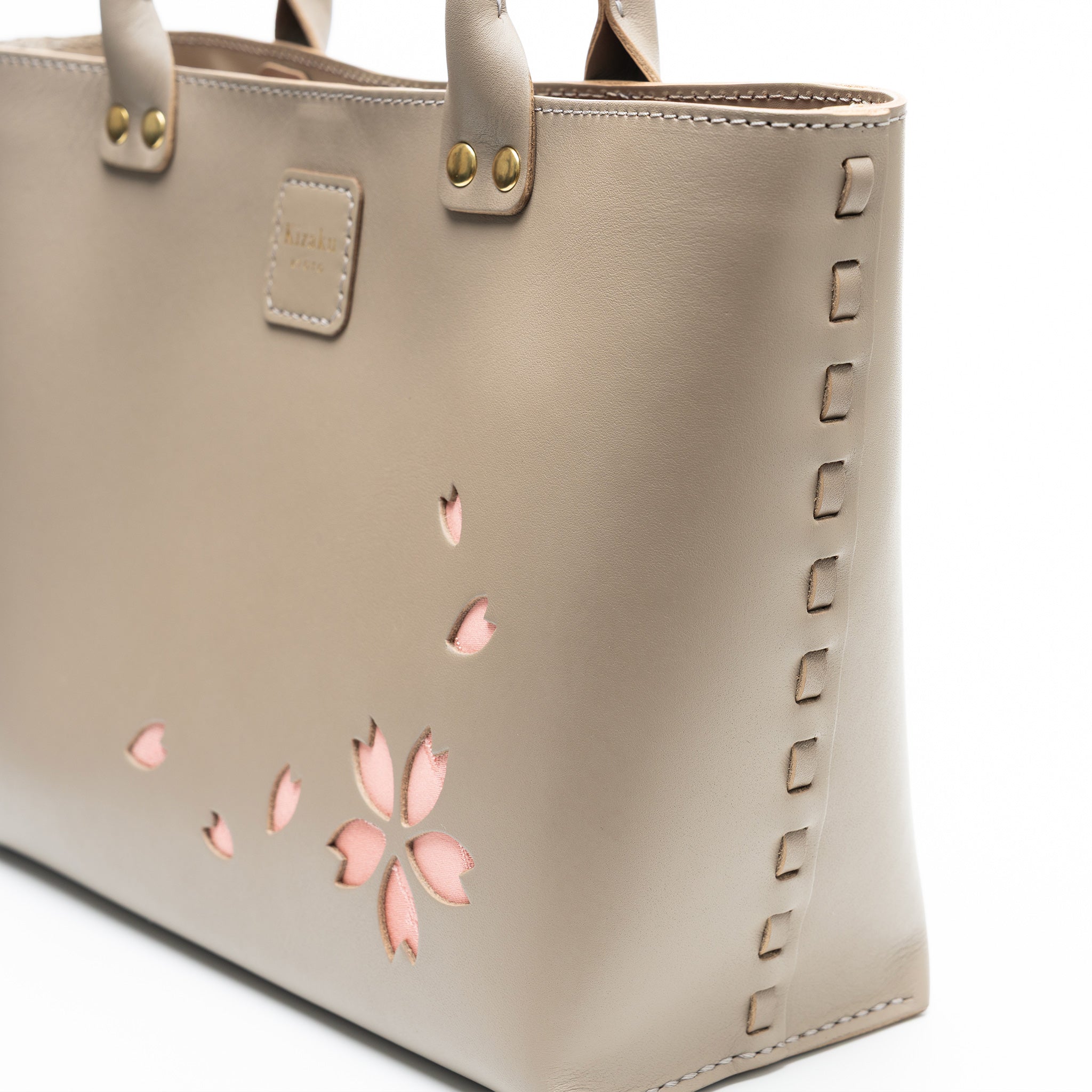 Kimono Sakura Mini Hand Bag Greige 03