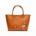Kimono Sakura Mini Hand Bag Camel 05