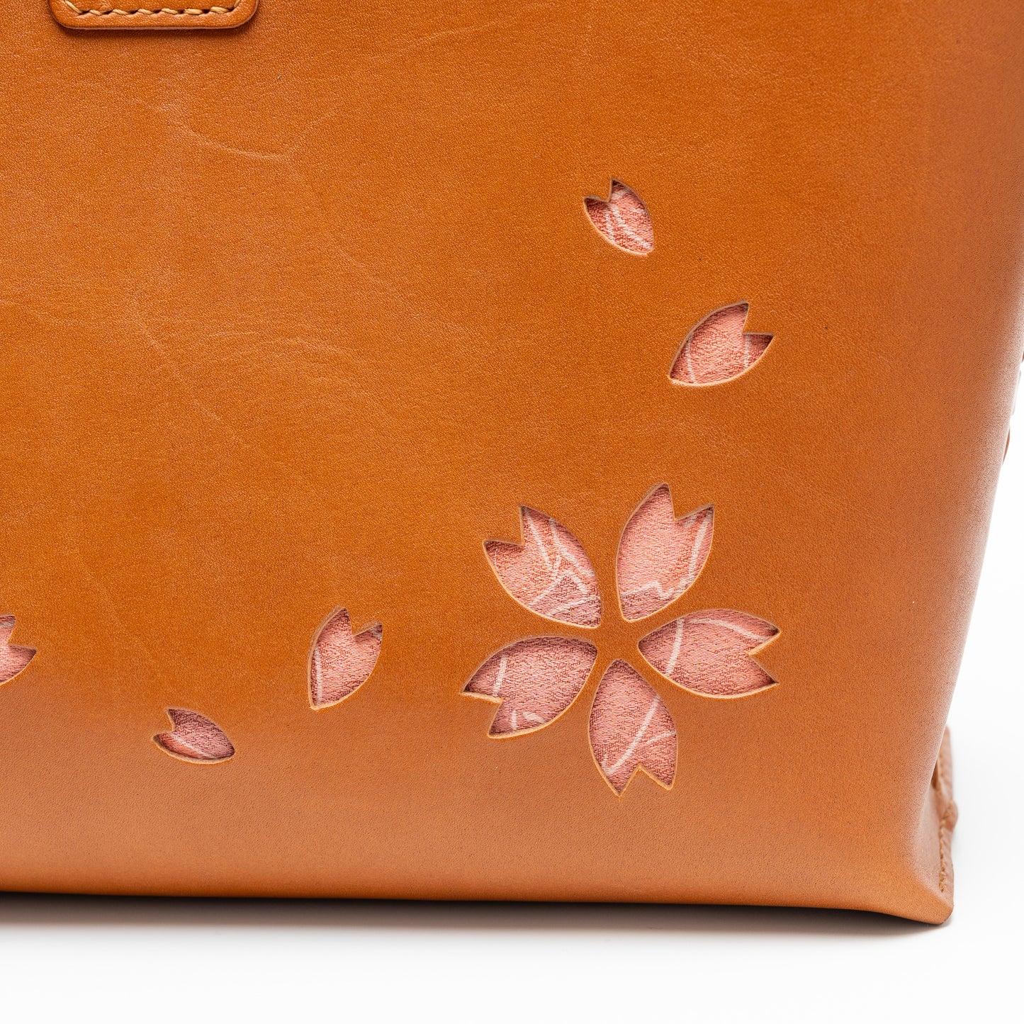 Kimono Sakura Mini Hand Bag Camel 07