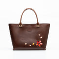 Kimono Sakura Mini Hand Bag Dark Brown 08