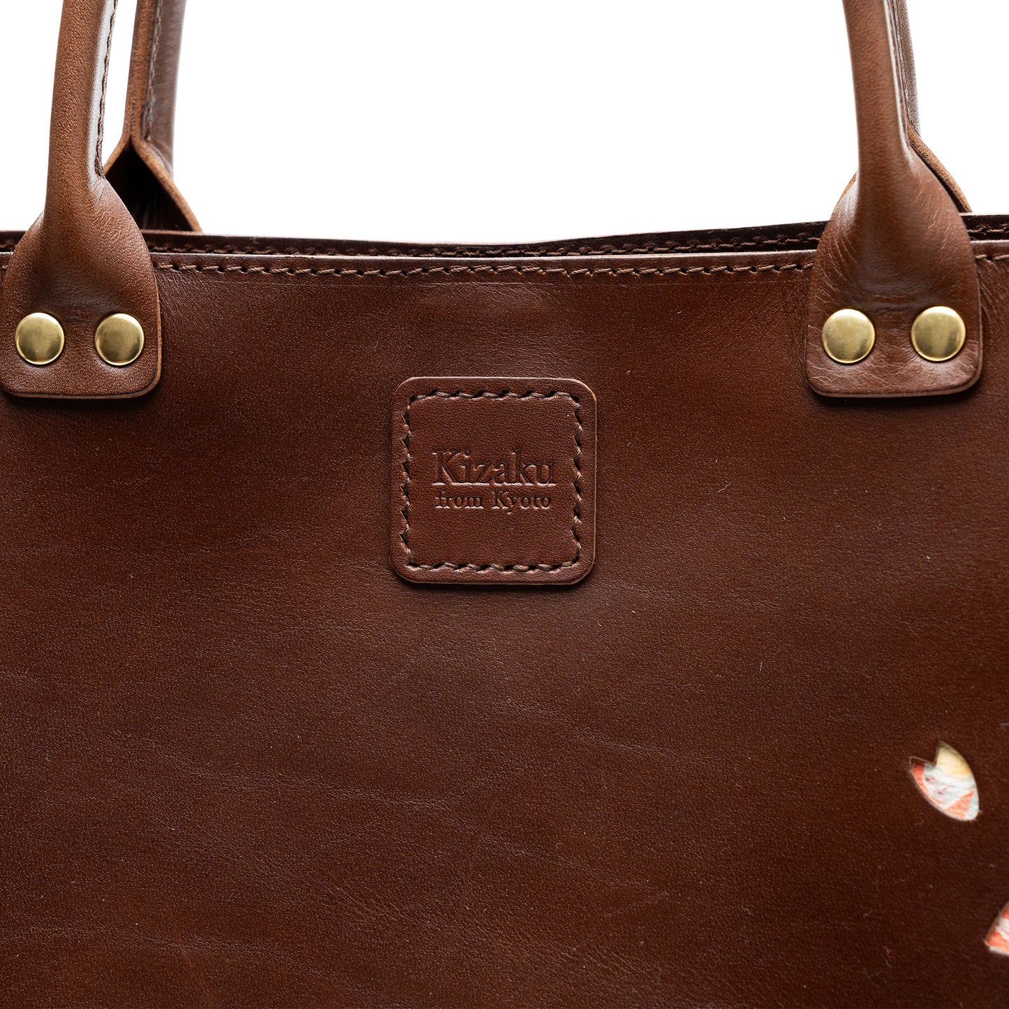 Kimono Sakura Mini Hand Bag Dark Brown 08