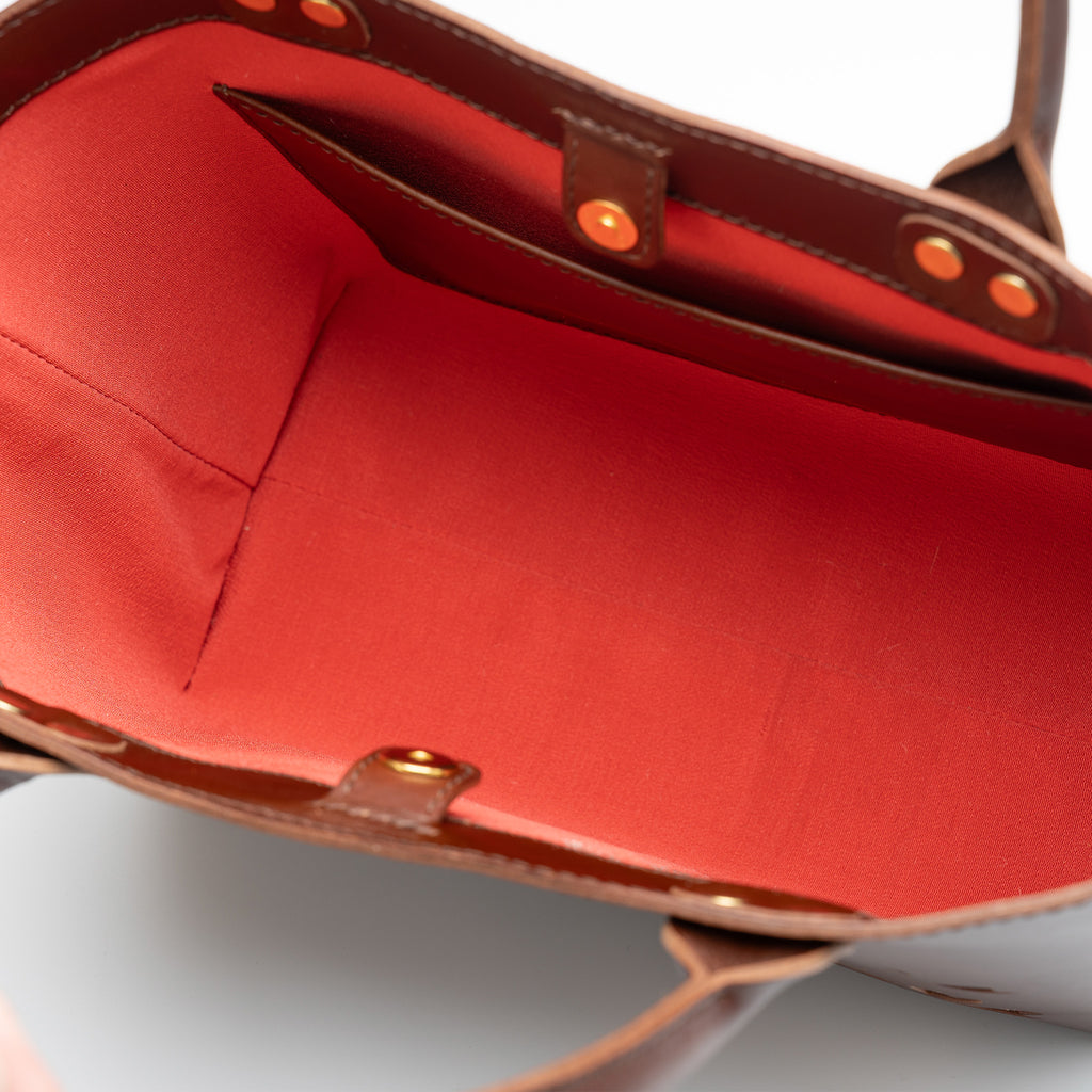 Kimono Sakura Mini Hand Bag Dark Brown 10