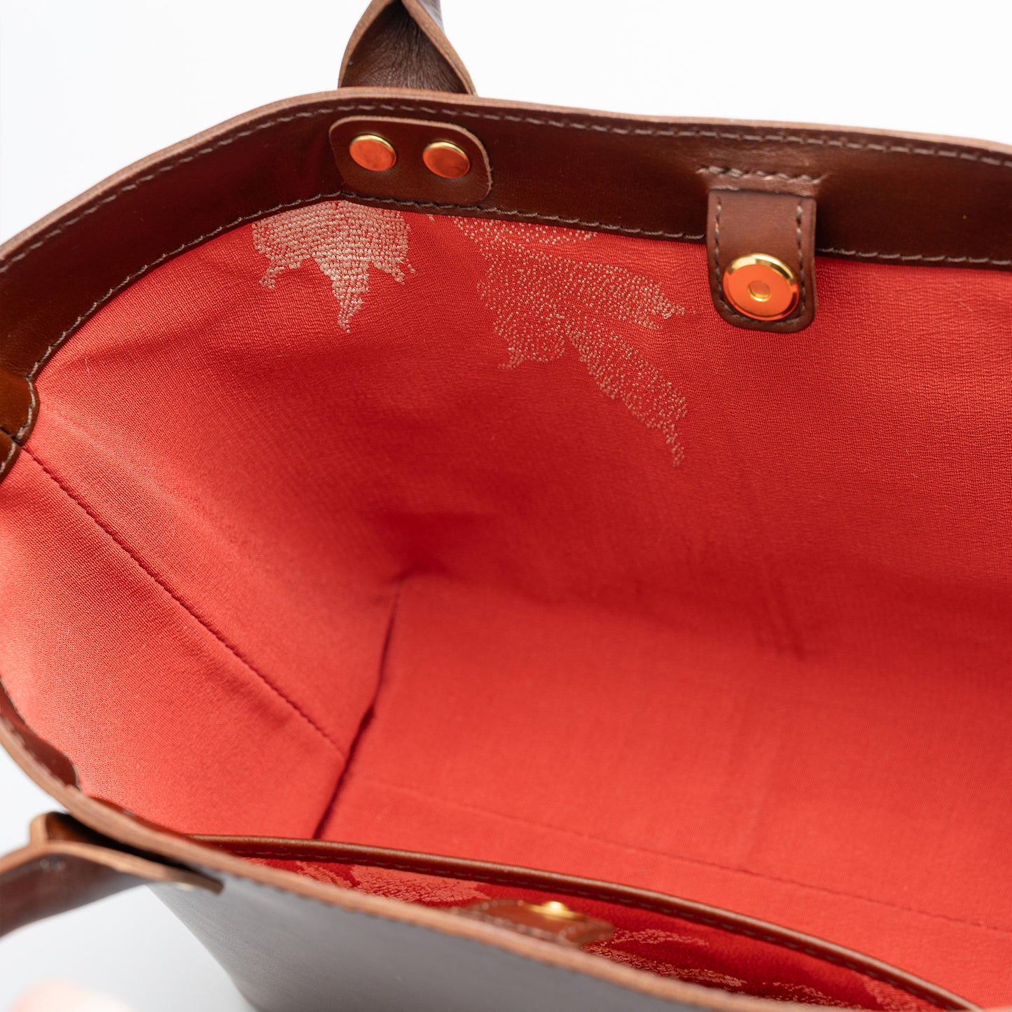 Kimono Sakura Mini Hand Bag Dark Brown 10