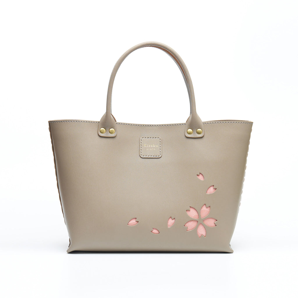 Kimono Sakura Mini Hand Bag Greige 12