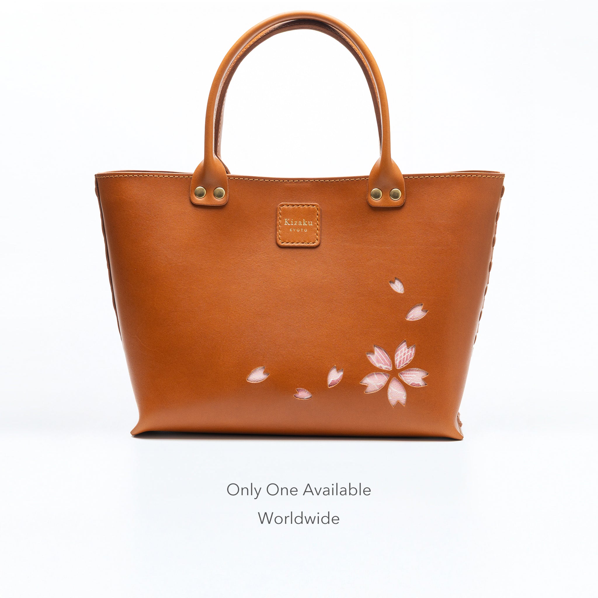 Kimono Sakura Mini Hand Bag Camel 04 – Kizaku