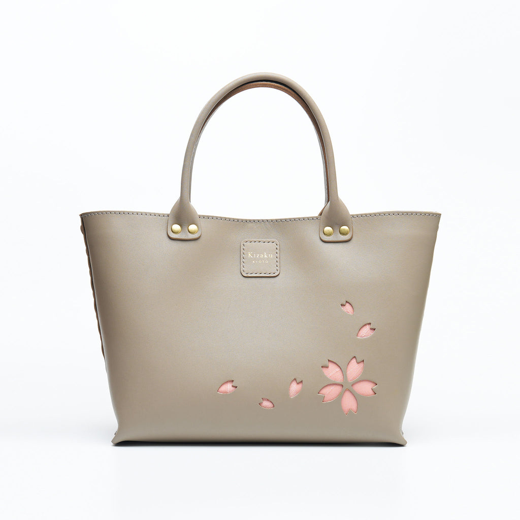 Kimono Sakura Mini Hand Bag Greige 13