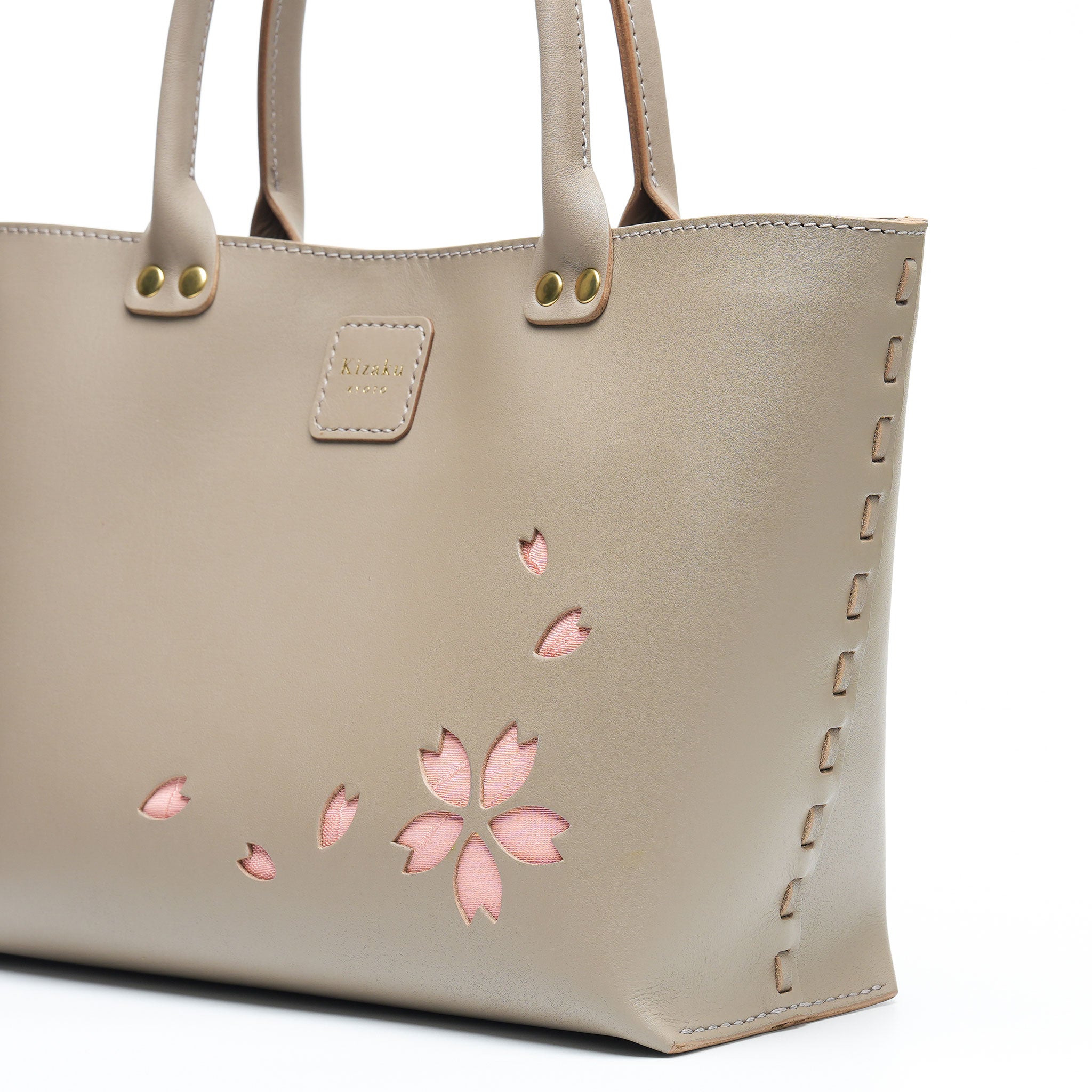 Kimono Sakura Mini Hand Bag Greige 13