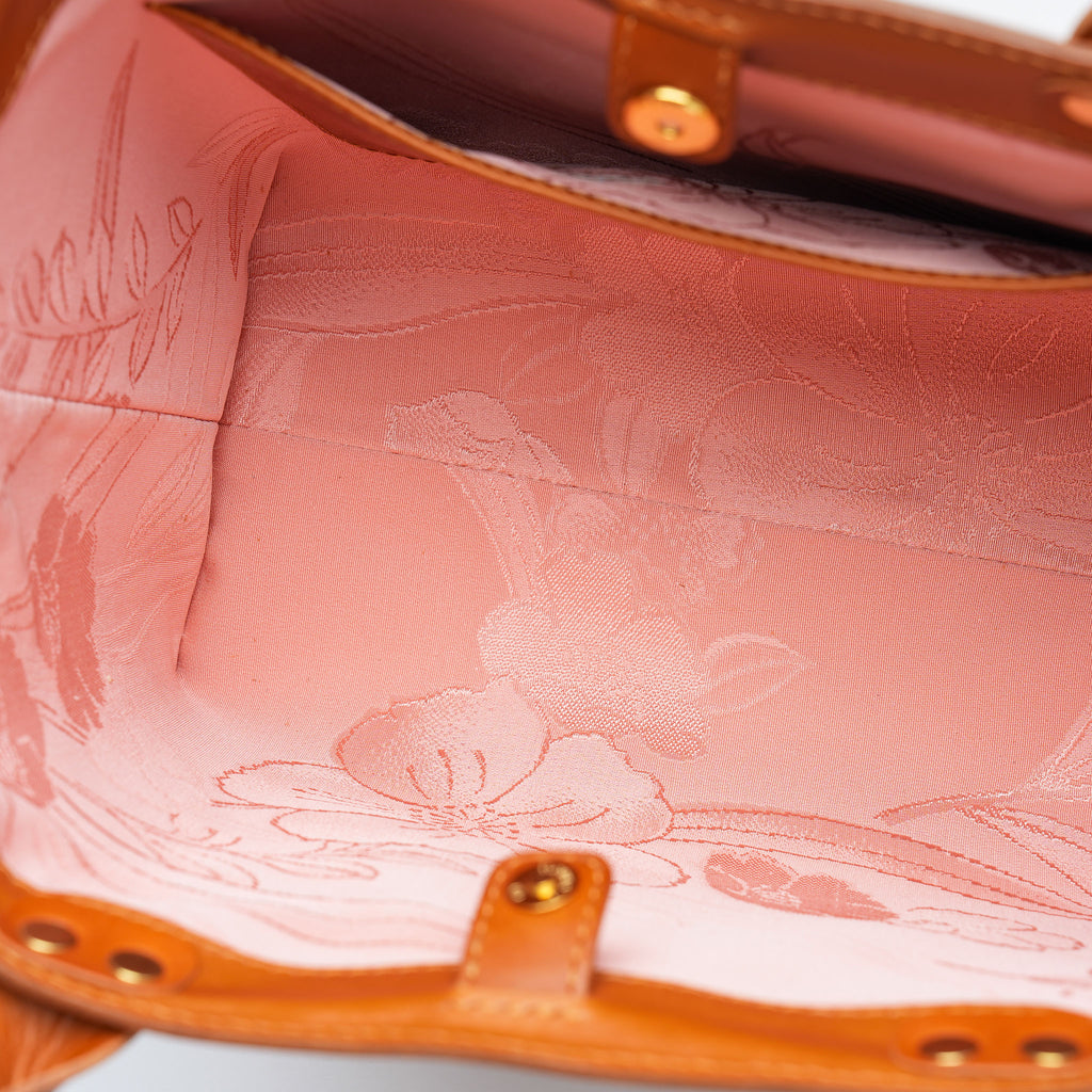 Kimono Sakura Mini Hand Bag Camel  14