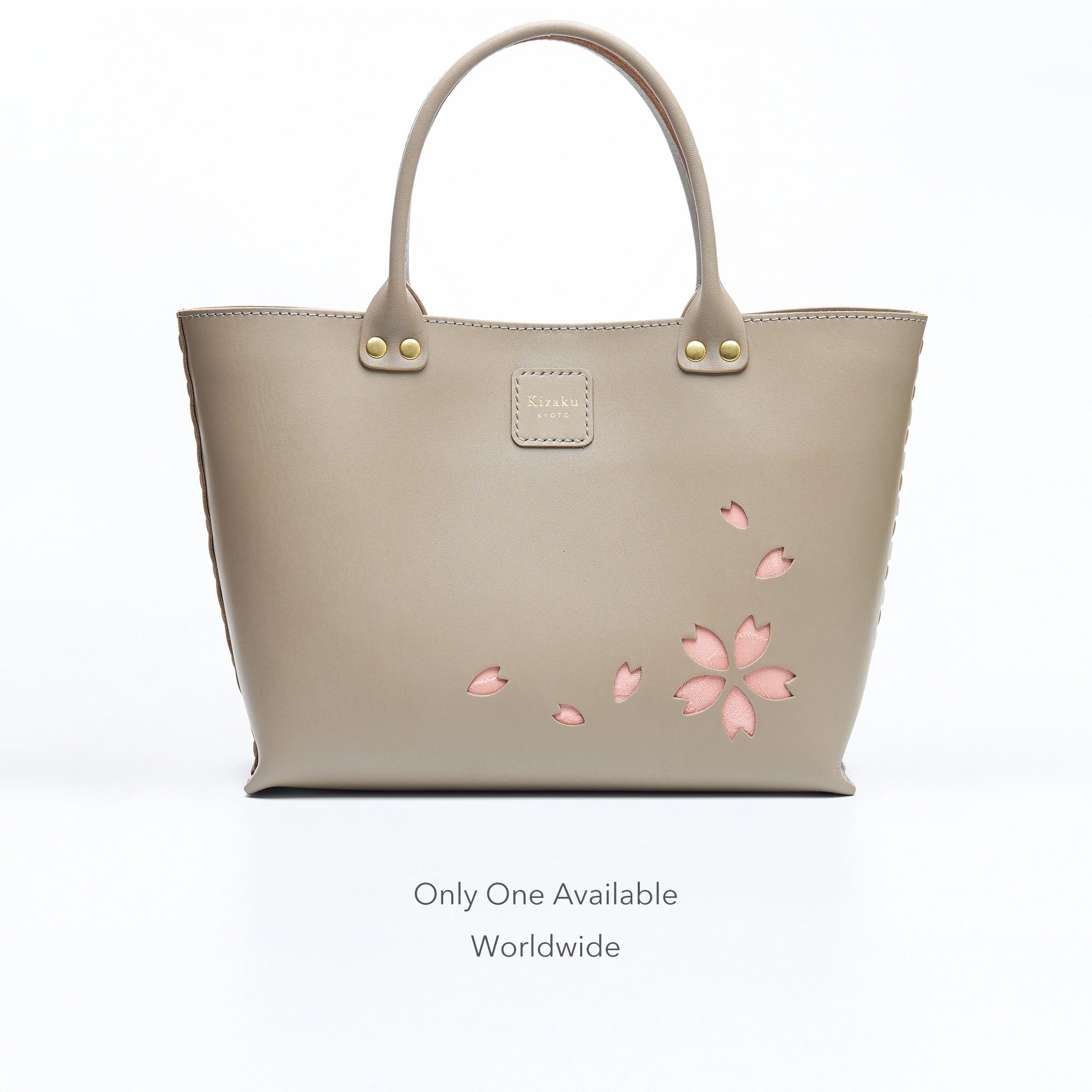 Kimono Sakura Mini Hand Bag Greige 12