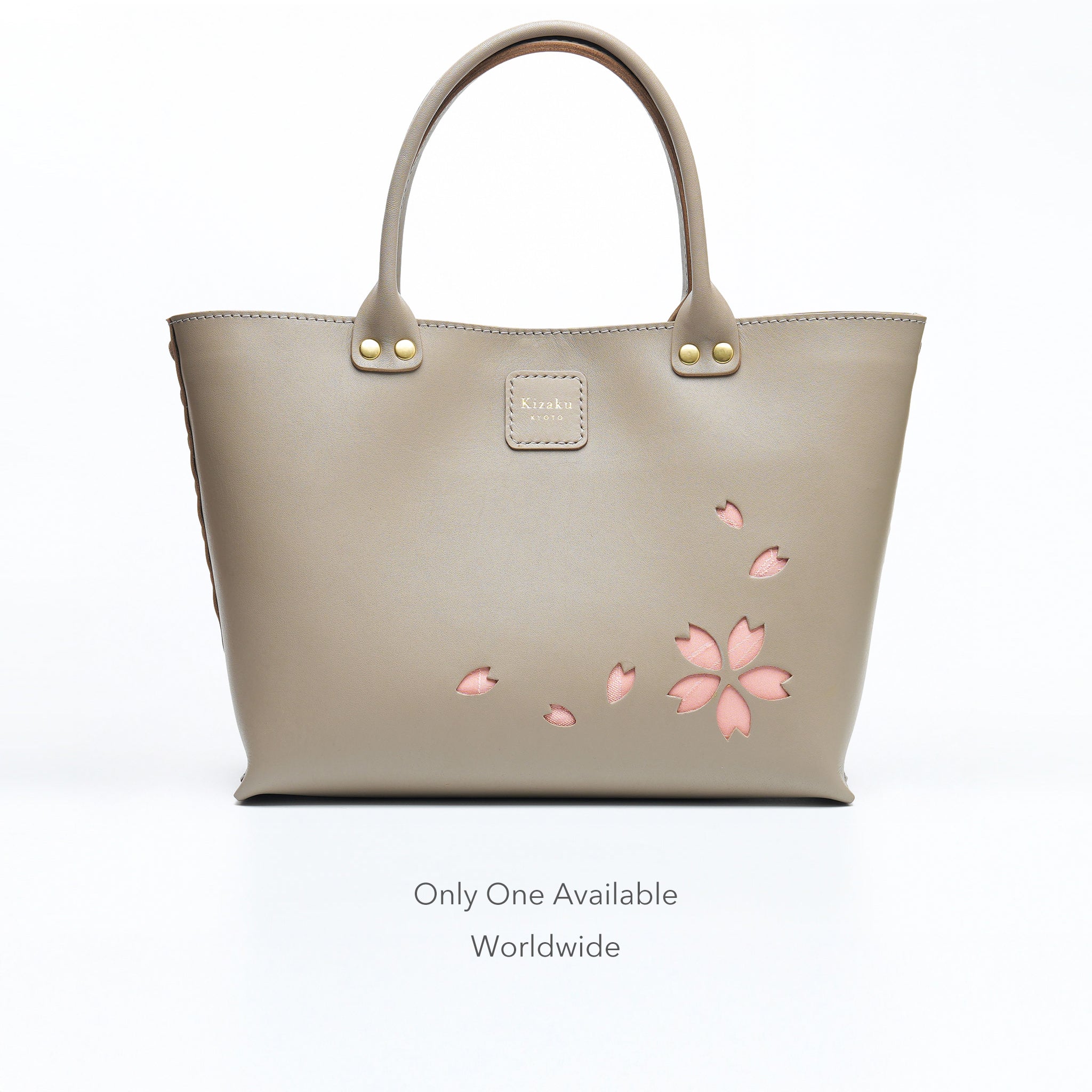 Kimono Sakura Mini Hand Bag Greige 13
