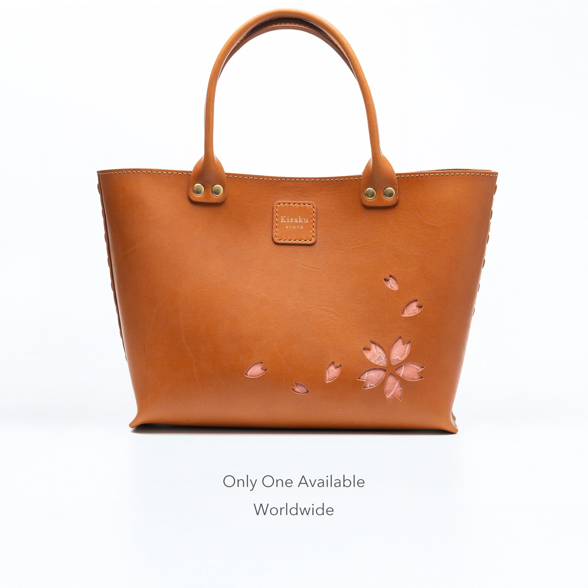Kimono Sakura Mini Hand Bag Camel 07