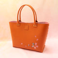 Kimono Sakura Hand Bag Orange