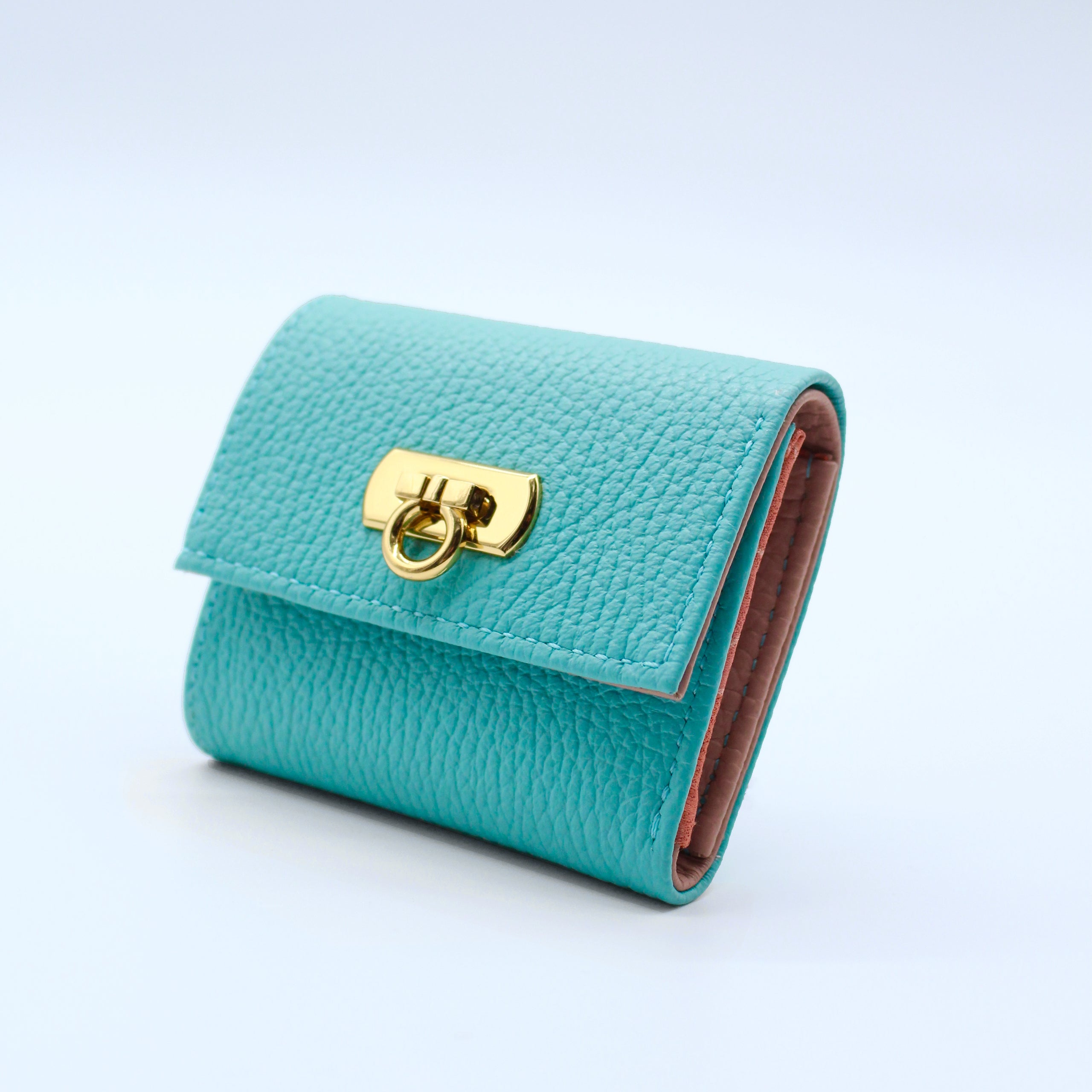 Kimono Sakura Compact Wallet Blue