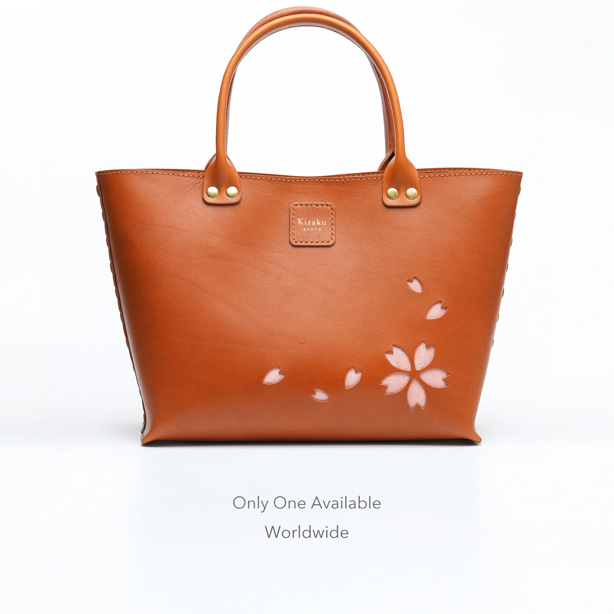 Kimono Sakura Mini Hand Bag Camel  14