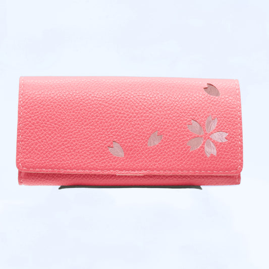 Kimono Sakura Long Wallet Pink