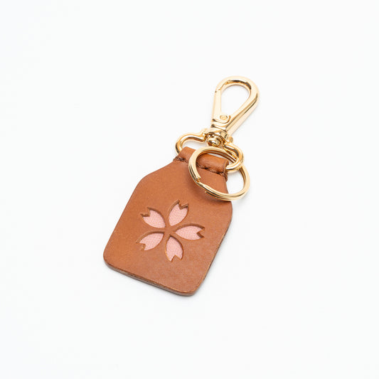 Kimono Sakura Key Holder Camel 09