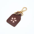 Kimono Sakura Keychain Dark Brown 17